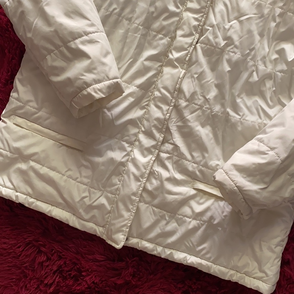 Cream Parka puffer coat - Picture 3 of 14